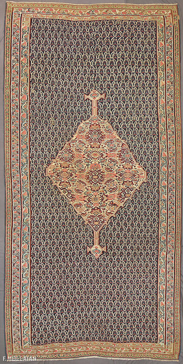 Antigo Persa Kilim Senneh n°:54798824